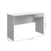 Mesa Para Escritorio 1 Gaveta 120 cm 6901 Branco Mobbs