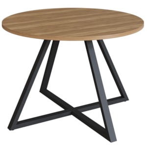 Mesa Para Escritorio 110 cm 25916 Nogal Sevilha Preto Artesano