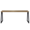 Mesa Para Escritorio Office 160 cm 25861 Nogal Sevilha Preto Artesano