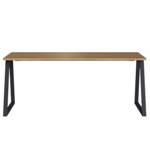 Mesa Para Escritorio Office 160 cm 25861 Nogal Sevilha Preto Artesano