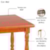 Mesa Quadrada 80X80 04 Cadeiras Madeira Macica Pes Torneados Mell Brilho Marjori