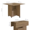 Mesa Tampo Dobrável 90X90 cm B50 Mell NOVAM