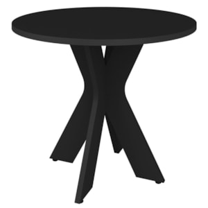 Mesa Tampo Redondo 90 cm Preto Artany