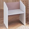 Mesinha Com Lousa E Cadeira LPT001 Branco Rosa Comm