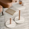 Mezanino Lateral Organico Sala De Estar Paris Off White Nature Tebar