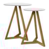 Mezanino Lateral Sala De Estar Classic Branco Nature Tebar