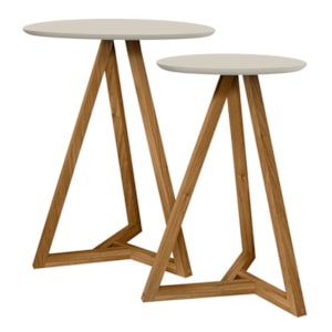 Mezanino Lateral Sala De Estar Classic Off White Nature Tebar