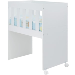 Mini Berço Moises Com Colchao E Rodizios BBI54 Branco Dtall Mini Berço Moises Com Colchao E Rodizios BBI54 Branco Dtall