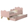 Mini Cama Angel Com Cama Auxiliar 156X80 cm MDF Rose Decmade