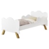 Mini Cama Angel MDF 156X80 cm Branco Decmade