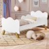 Mini Cama Angel MDF 156X80 cm Branco Decmade