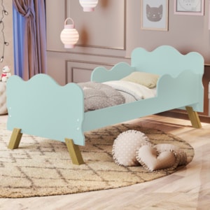 Mini Cama Angel MDF 156X80 cm Menta Decmade