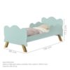Mini Cama Angel MDF 156X80 cm Menta Decmade