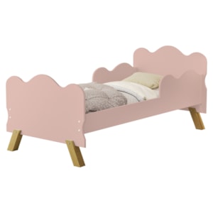 Mini Cama Angel MDF 156X80 cm Rose Decmade