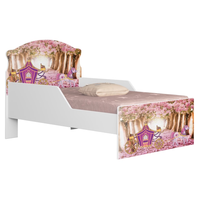 Mini Cama Livia MDF 153X79 cm Carruagem Decmade