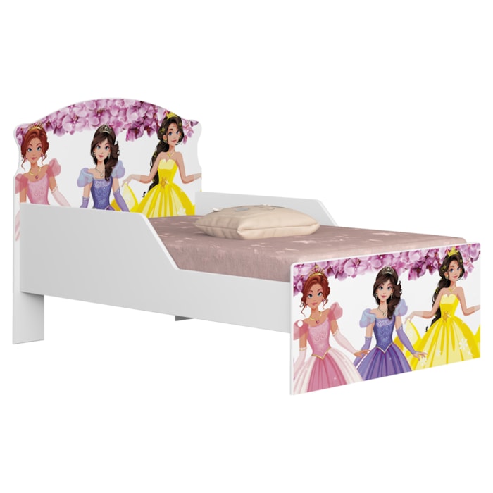 Mini Cama Livia MDF 153X79 cm Princesas Decmade