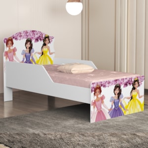 Mini Cama Livia MDF 153X79 cm Princesas Decmade