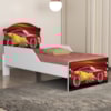 Mini Cama Livia MDF 153X79 cm Vermelho Decmade