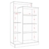 Multiuso Sapateira 2 Portas 91 cm Florenca Atacama Off White ARMoveis