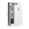 Multiuso Sapateira 2 Portas 91 cm Florenca Branco ARMoveis