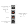 Nicho Garrafeiro 15 cm Adega Evidence Branco POLIMAN