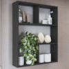 Nicho Organizador Suspenso 60 cm Grafite PRODDY