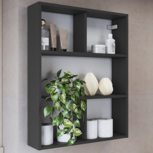 Nicho Organizador Suspenso 60 cm Grafite PRODDY