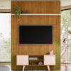 Painel Bancada Tv 65 Pol 245x179 cm Panorama Cinamomo Off White MADETEC
