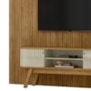 Painel Bancada Tv 75 Pol 245x238 cm Laguna Cumaru Opala MADETEC