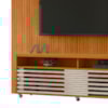 Painel Bancada Tv 75 Pol 245x238 cm Prestige Cinamomo Off White MADETEC