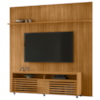 Painel Bancada Tv 75 Pol 245x238 cm Prestige Cumaru MADETEC
