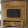 Painel Bancada Tv 75 Pol 245x238 cm Prestige Cumaru MADETEC