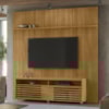 Painel Bancada Tv 75 Pol 245x238 cm Prestige Cumaru MADETEC
