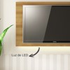 Painel Com LED Para Tv 65 Polegadas PL3003 Natural Off White Tecno Mobili