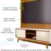 Painel E Bancada Tv 65 Pol 245x179 cm Milo Cinamomo Off White MADETEC