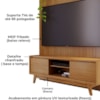 Painel E Bancada Tv 65 Pol 245x179 cm Milo Cumaru MADETEC
