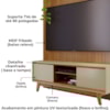 Painel E Bancada Tv 65 Pol 245x179 cm Milo Cumaru Opala MADETEC