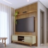 Painel E Bancada Tv 65 Pol 245x179 cm Milo Cumaru Opala MADETEC
