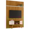 Painel E Bancada Tv 65 Pol 245x179 cm Silverstone Cinamomo Off White MADETEC