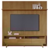 Painel E Bancada Tv 75 Pol 245x238 cm Luna Cumaru MADETEC