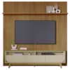 Painel E Bancada Tv 75 Pol 245x238 cm Luna Cumaru Opala MADETEC