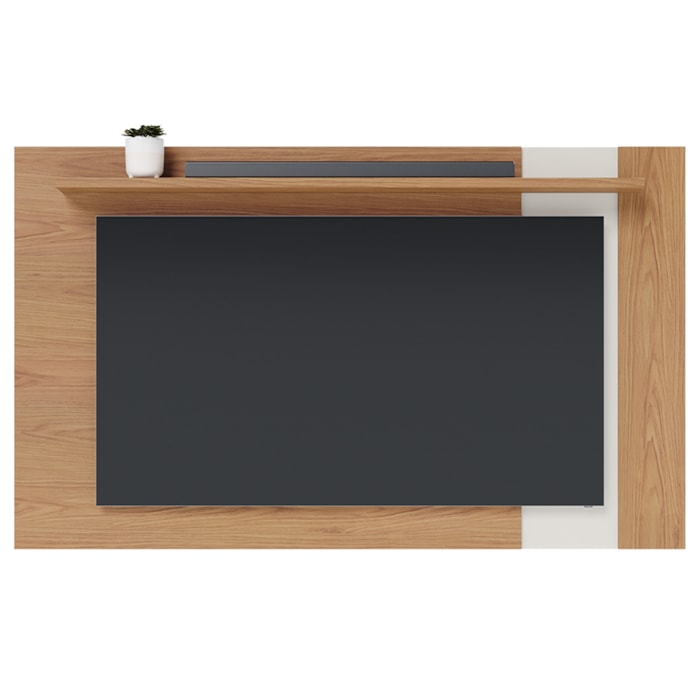 Painel Extensivel Tv 70 Pol 180 cm Leme Freijo Off White Matte Colibri