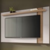 Painel Extensivel Tv 70 Pol 180 cm Leme Off White Freijo Colibri