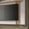 Painel Extensivel Tv 70 Pol 180 cm Leme Off White Freijo Colibri