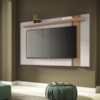 Painel Extensivel Tv 70 Pol 180 cm Leme Off White Freijo Colibri