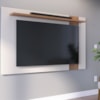 Painel Extensivel Tv 70 Pol 180 cm Leme Off White Matte Freijo Colibri