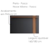 Painel Extensivel Tv 70 Pol 180 cm Leme Preto Noce Milano Colibri