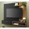 Painel Home Para TV 60 Polegadas Tocantins Preto Noce Milano CLB