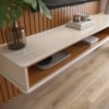 Painel Home Para TV 75 Pol Detroit 220X231 cm Off White Nature Tebar