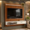 Painel Home Suspenso TV 75 Pol 5005888 Cinamomo Mell Off White MBL